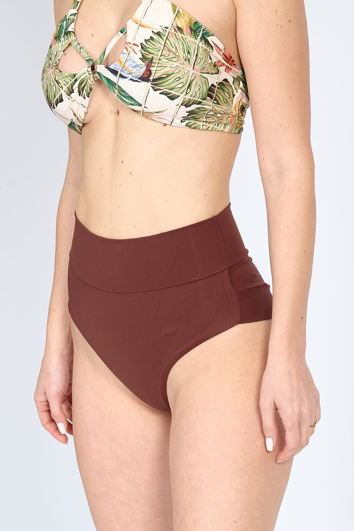 Braguita de Bikini Hot Pant Marrón