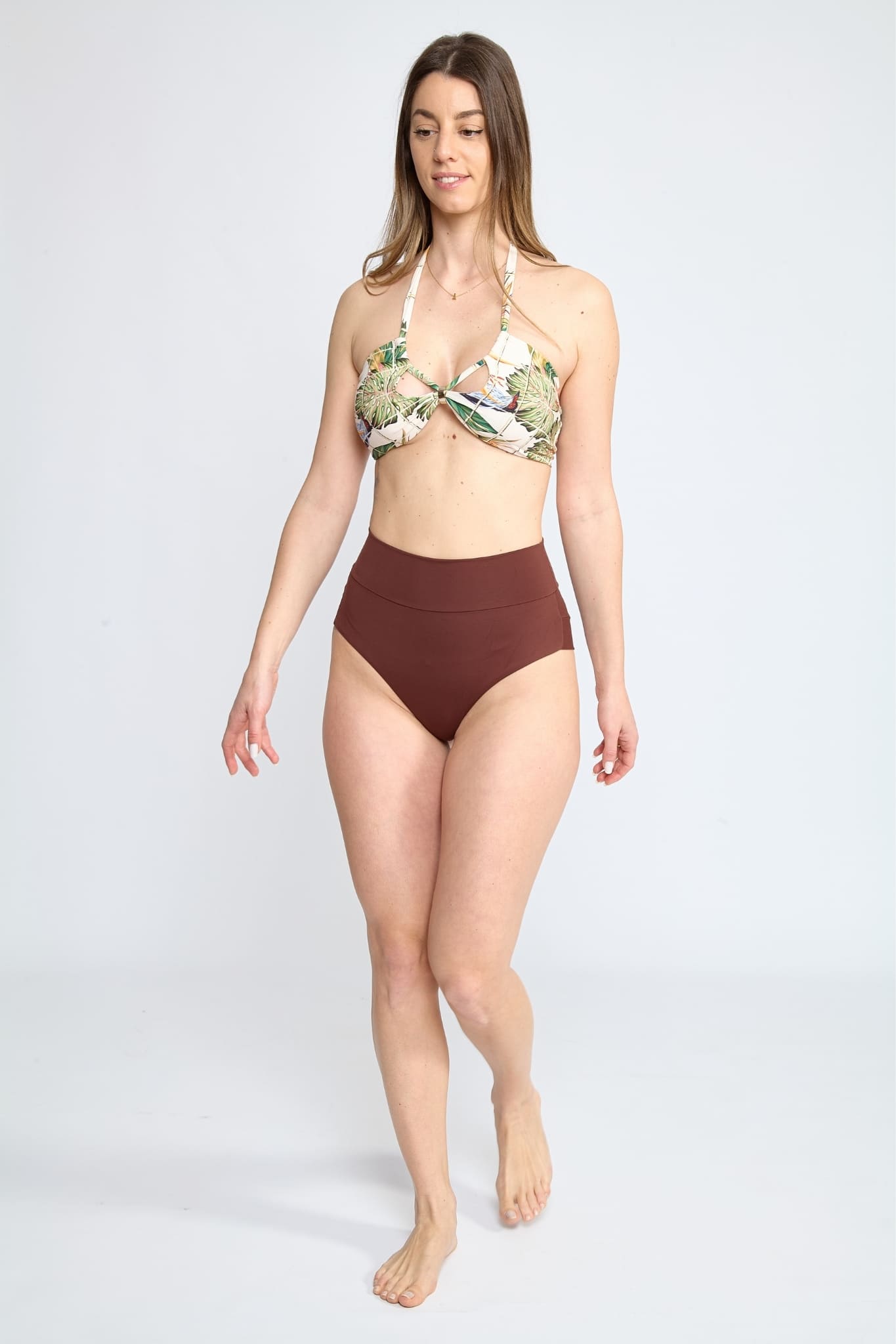 Braguita de Bikini Hot Pant Marrón - Imagen 3